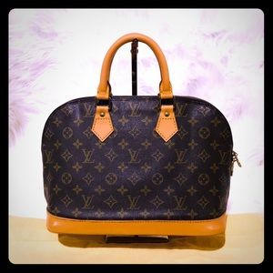 Authentic, beautiful, vintage Louis Vuitton Alma